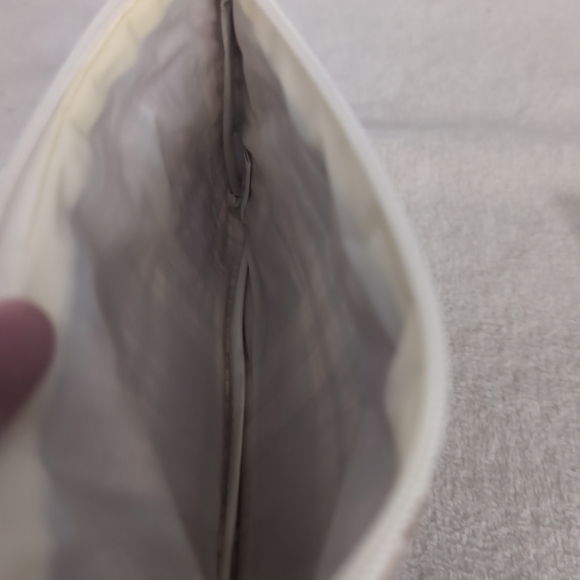 Longaberger Binder Money Bag & Change Purse  Plaid Zip Top 8-1/2" w x 4-1/2" - Picture 6 of 6